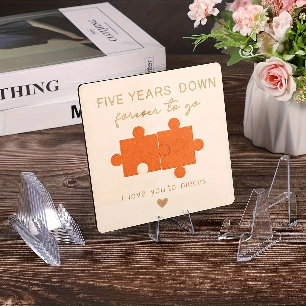 Acrylic Coin & Trading Card Display Stands – 10/30 Pack