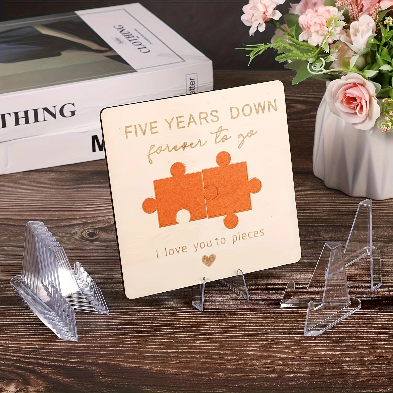 Acrylic Coin & Trading Card Display Stands – 10/30 Pack