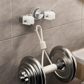 Broom Holder Mop Hanger, No Punching Required Broom Hanger Organizer For Bathroom, Kitchen, Office(4 Pcs)M12K Zpaxo Gray Transparent