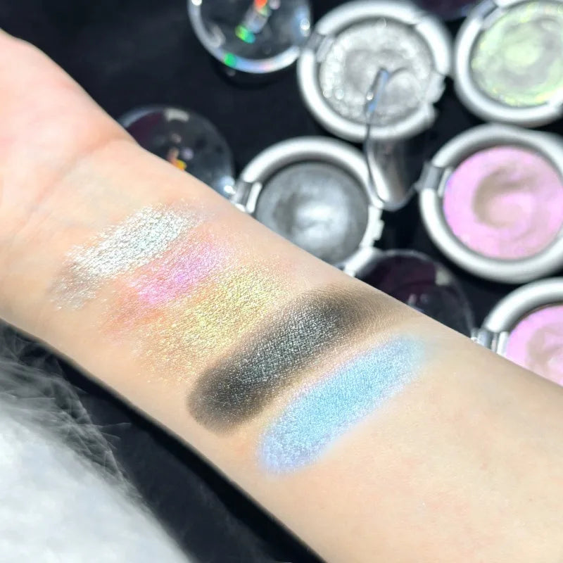 Metallic Eyeshadow Palette Pearl Glitter Creamy Shine Sparkle Eyelid