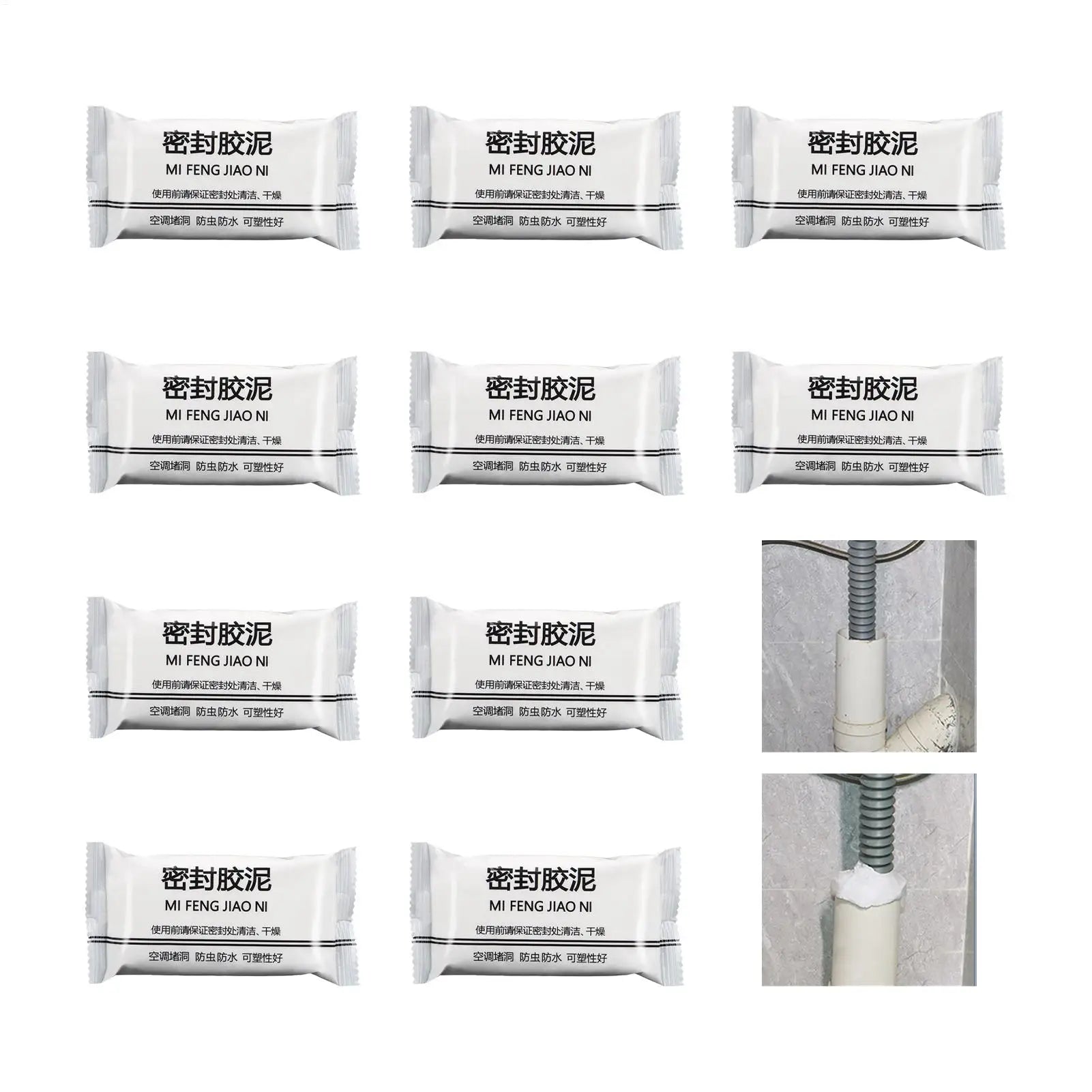 Waterproof Sealant Mastic Quick Mending Mud Duct Sealing Clay Sewer
