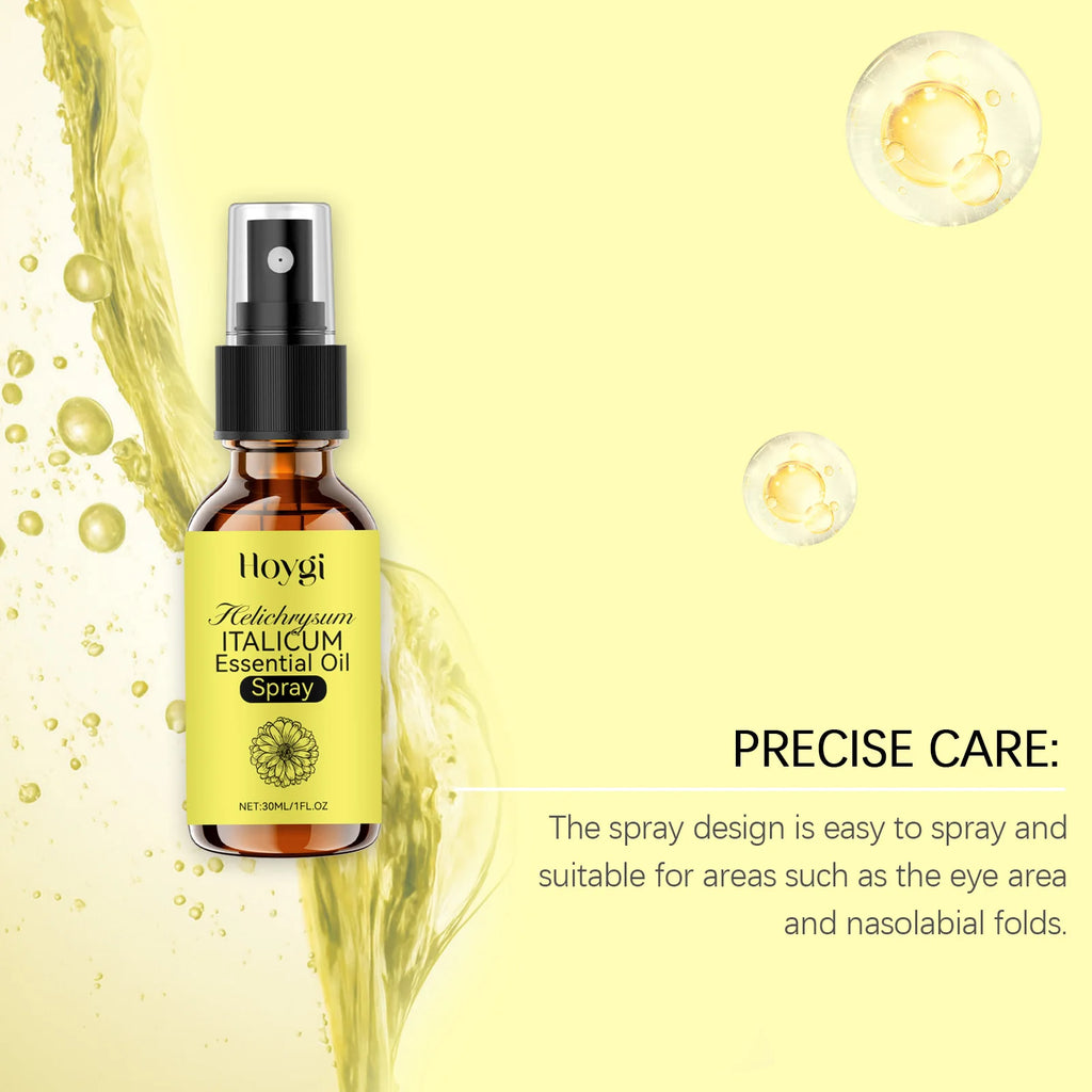 Helichrysum Facial Body Mist Spray for Dry Skin Lightweight Hydrating Oil Spray with Jojoba Oil Winter Skincare Care for Women Zpaxo