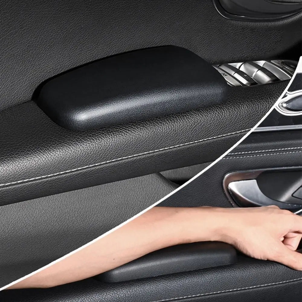 Pu Leather Car Knee Rest Pad Soft Fashion Auto Armrest Universal Zpaxo