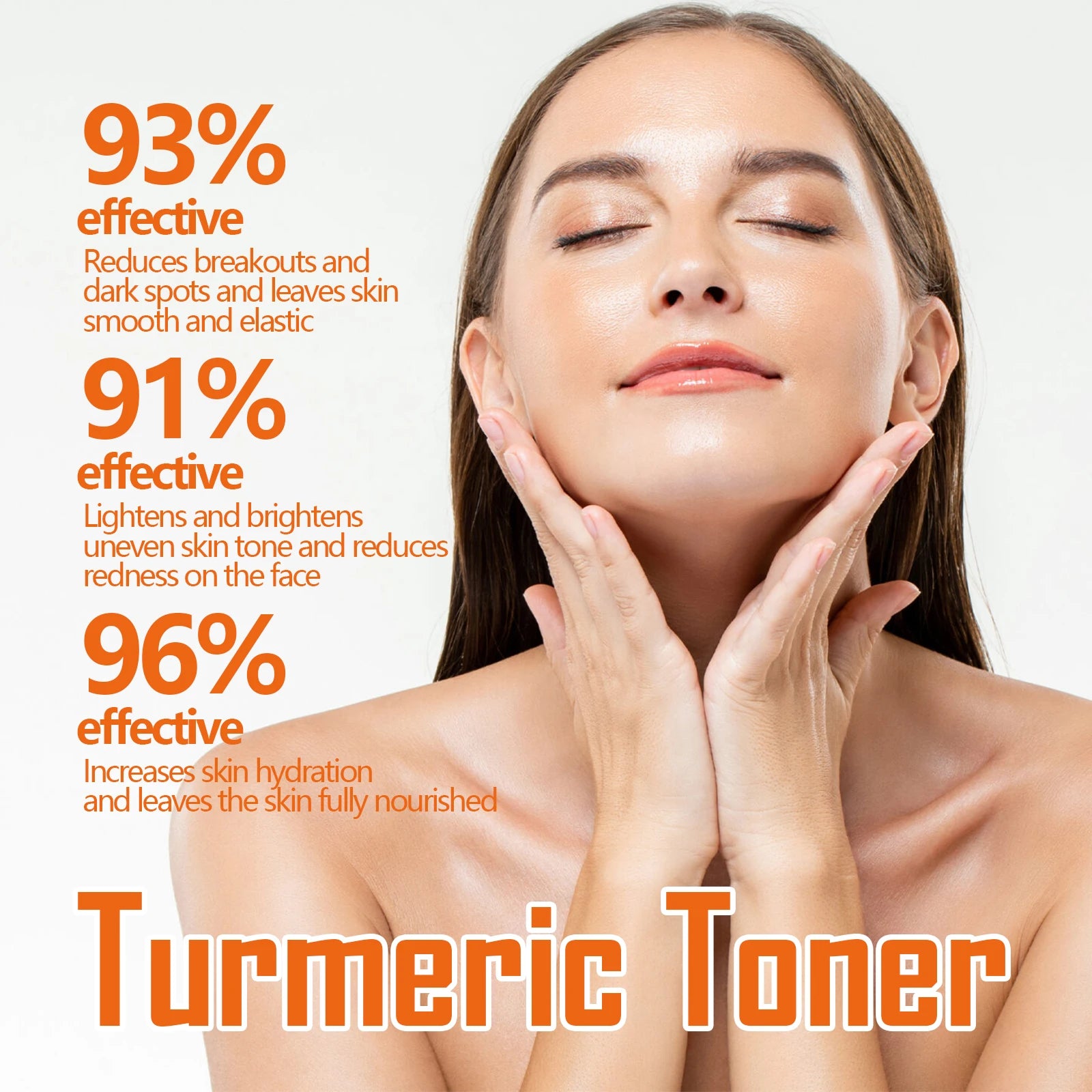 Turmeric Toner Dark Spots Removal Brightening Spots Corrector Remove Freckle Fade Melasma Moisturizing Turmeric Face Toner Zpaxo
