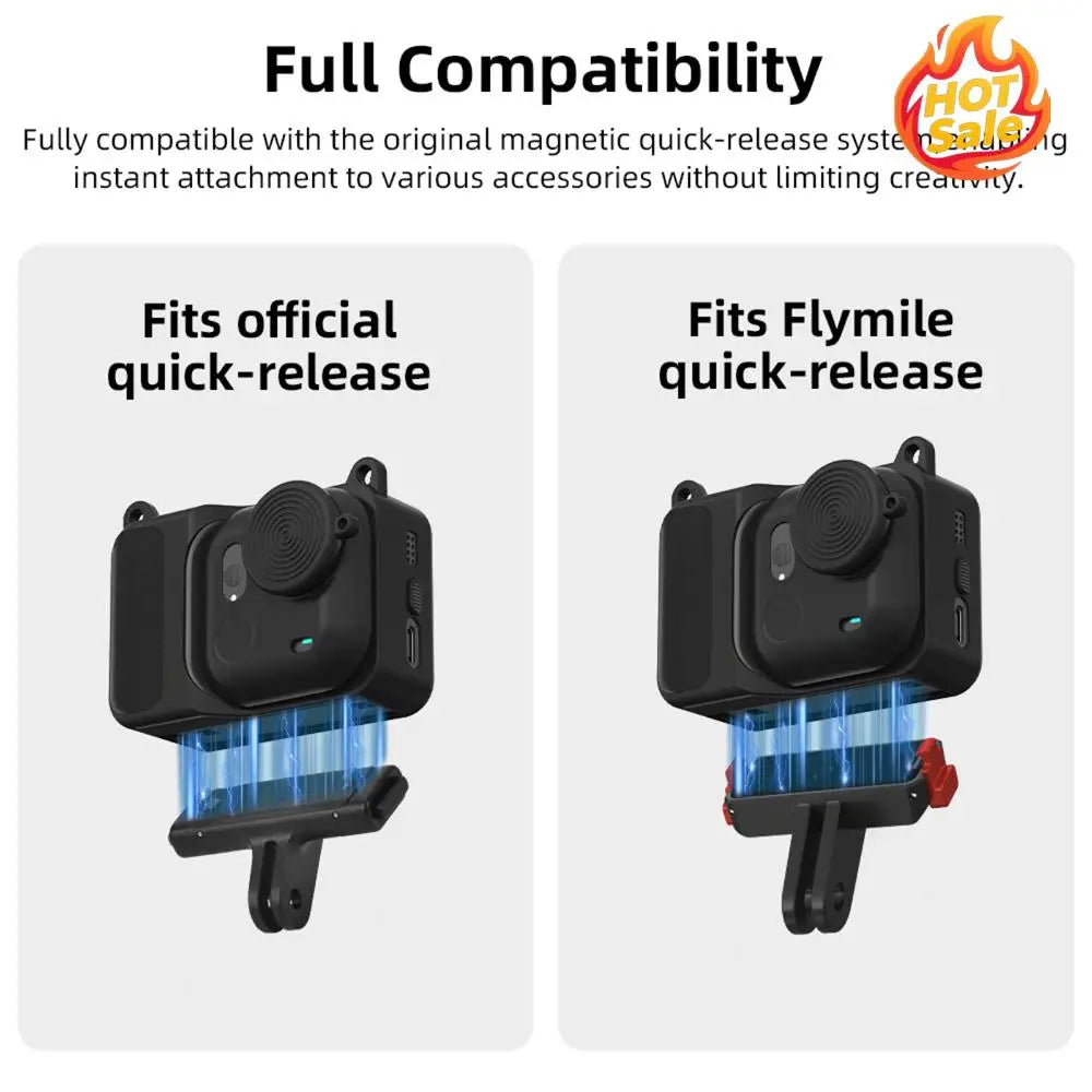 Protective Cover with Lens Cover & Anti-Loss Wrist Strap Portable Protective Sleeve for GO Ultra Accessories Zpaxo
