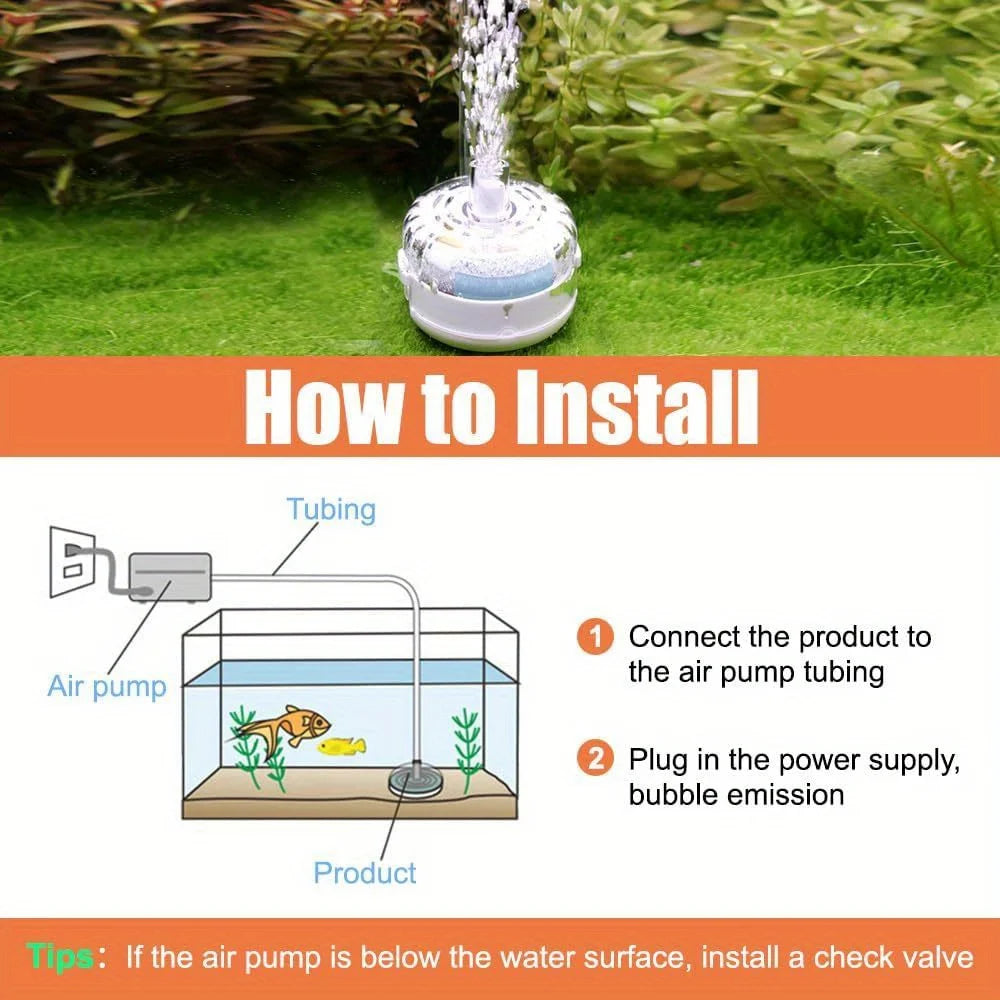 Small Ultra Thin Aquarium Filter Quiet Submersible Aeration