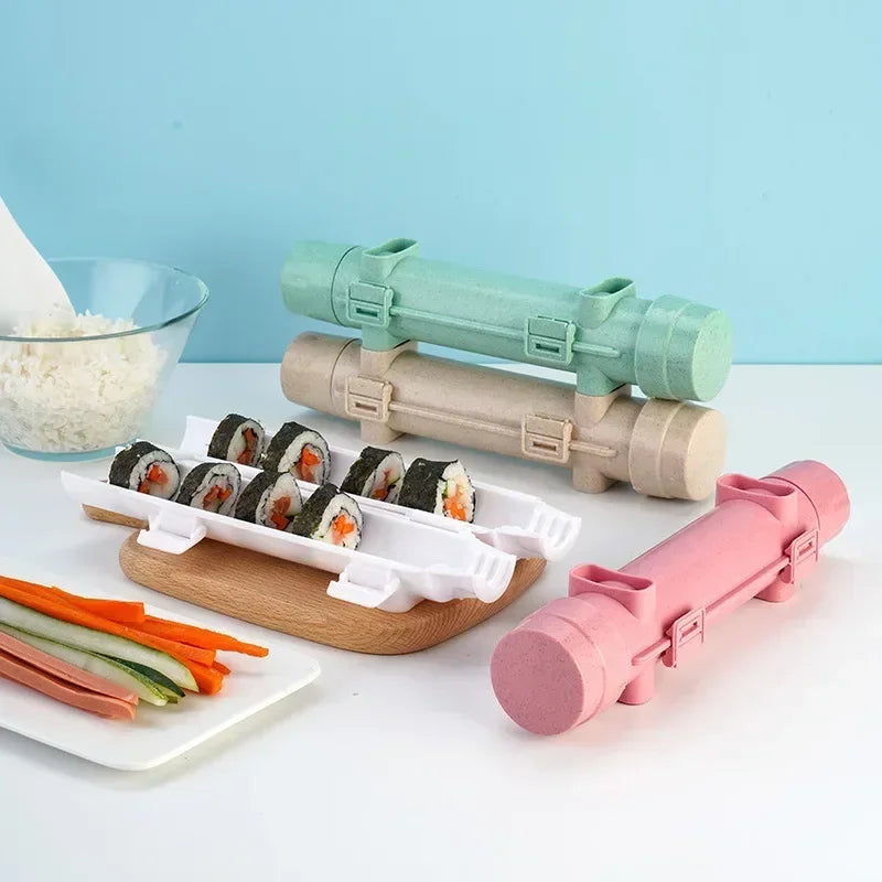 Kitchen Bento Accessories Cylinder Sushi Mold Quick Bazooka Japanese