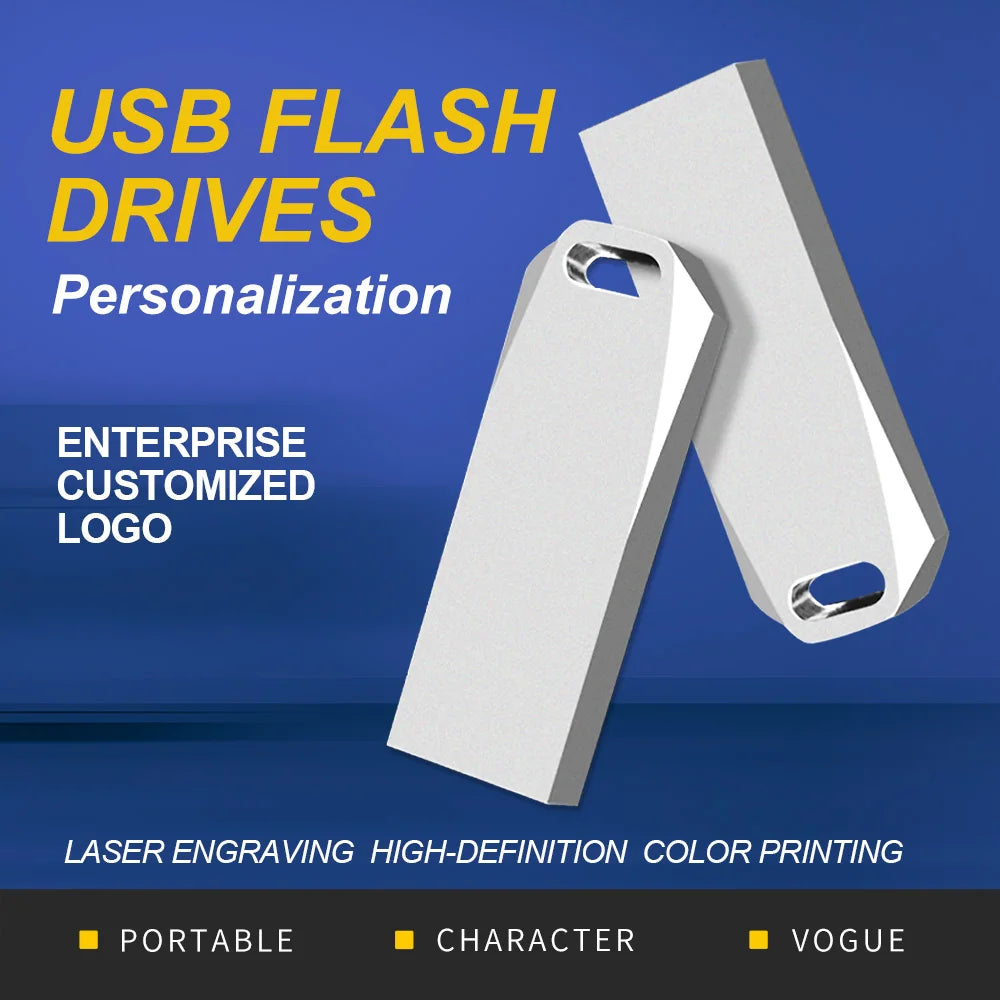 Zsuit 10pcs/USB Flash Drive 64gb Metal Pen Drives 128gb Waterproof Memories Stick 3.0 U-disk Free Logo Gift Pendrive Type-c USB Zpaxo