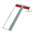 Woodworking Ruler Right Angle T Shape Positioning Marking Tool