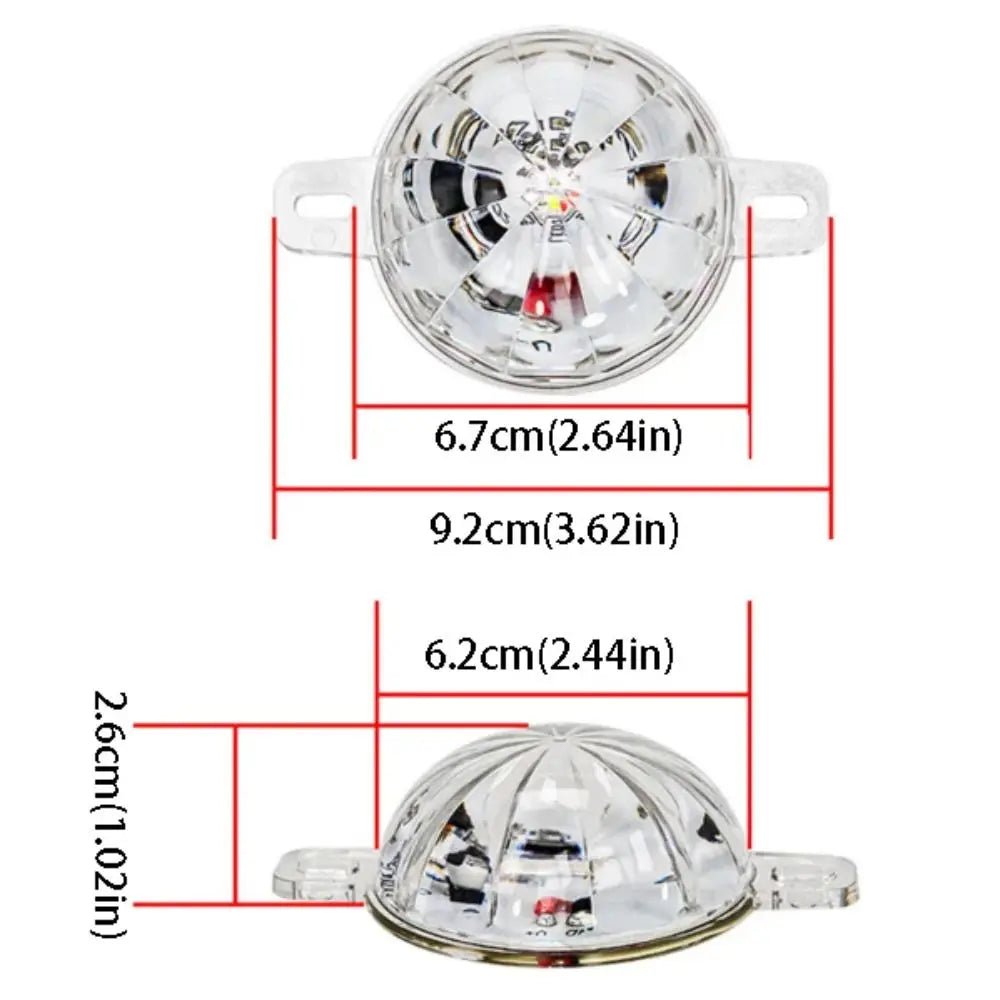8W Power LED Strobe Light Source Function Undercarriage Waterproof Zpaxo