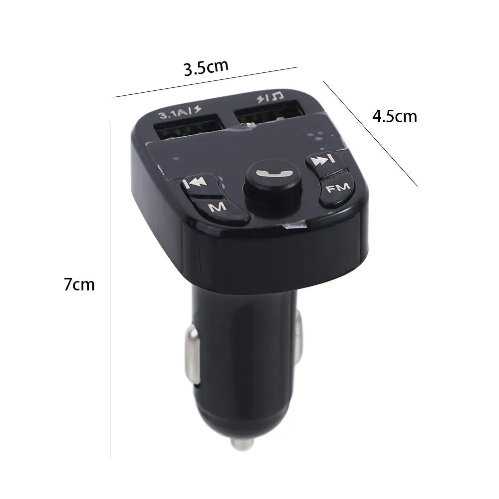 Fast Charger Quick Audio Receiver Adapter Car Player Bluetooth 5 0 FM Zpaxo