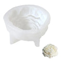 3D Peony Rose Silicone Mold – Soap, Candle, Chocolate & Cake Silicone Craft Mold Zpaxo A