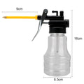 Clear Oil Can Hand Tools Lubricator Pump Cans Pressure Oiler Grease
