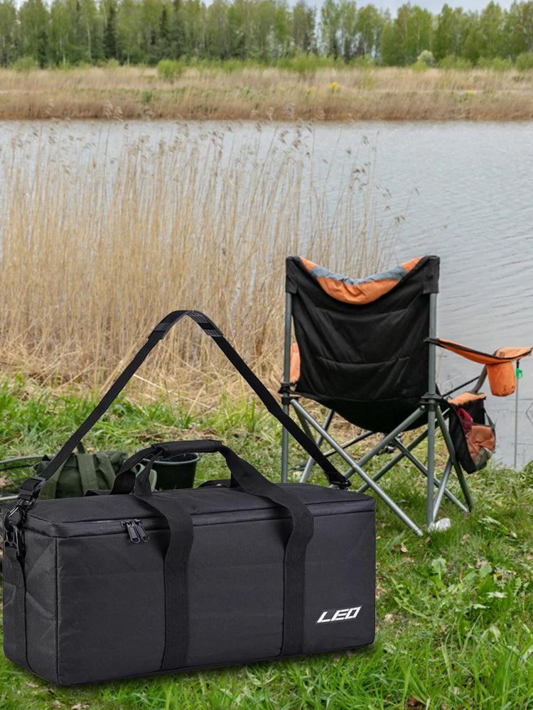 Fishing Gear Storage Bag Multifunctional Fishing Gears Organizer Waterproof Fishing Accessories Shoulder Bag Zpaxo