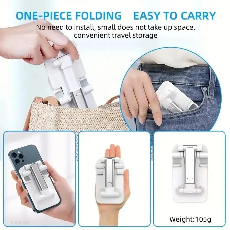 Foldable Desk Mobile Phone Stand Adjustable Desktop Tablet Holder Zpaxo
