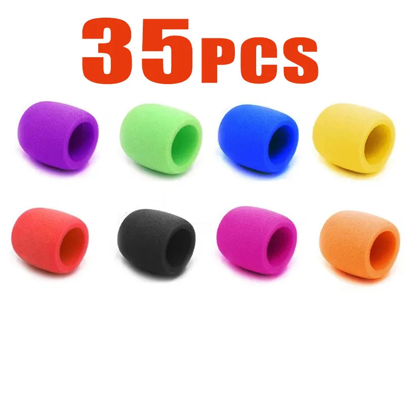 Foam Mic Windscreen Cover – Studio & Stage Sponge Cap 5–35 Pack