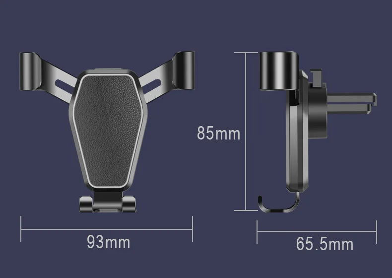 Gravity Air Vent Phone Holder Stand Car Clip Mount Mobile Bracket GPS
