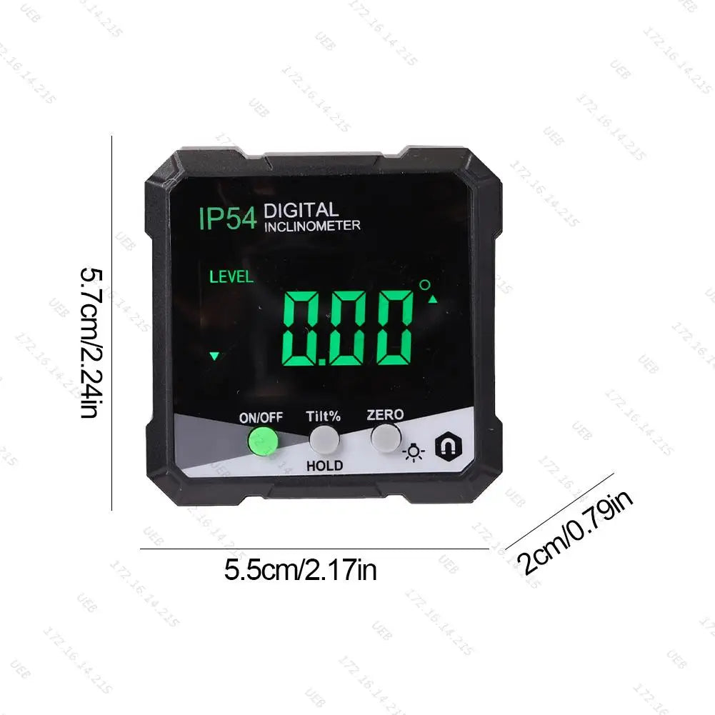 Digital Angle Finder IP54 Waterproof Gauge LCD Display Table Saw