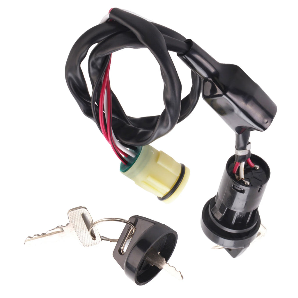 ATV Motorcycle Ignition Switch Electric Door Lock Dust Cover Key