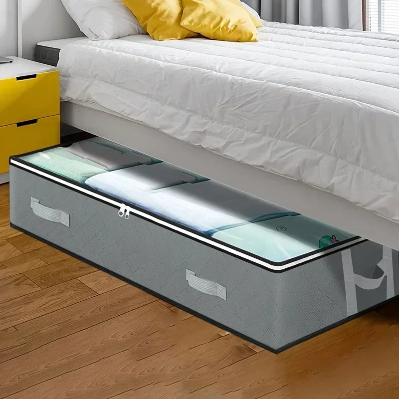 Under Bed Storage Box – Dustproof Organizer for Bedding & Toys Under Bed Organizer Zpaxo