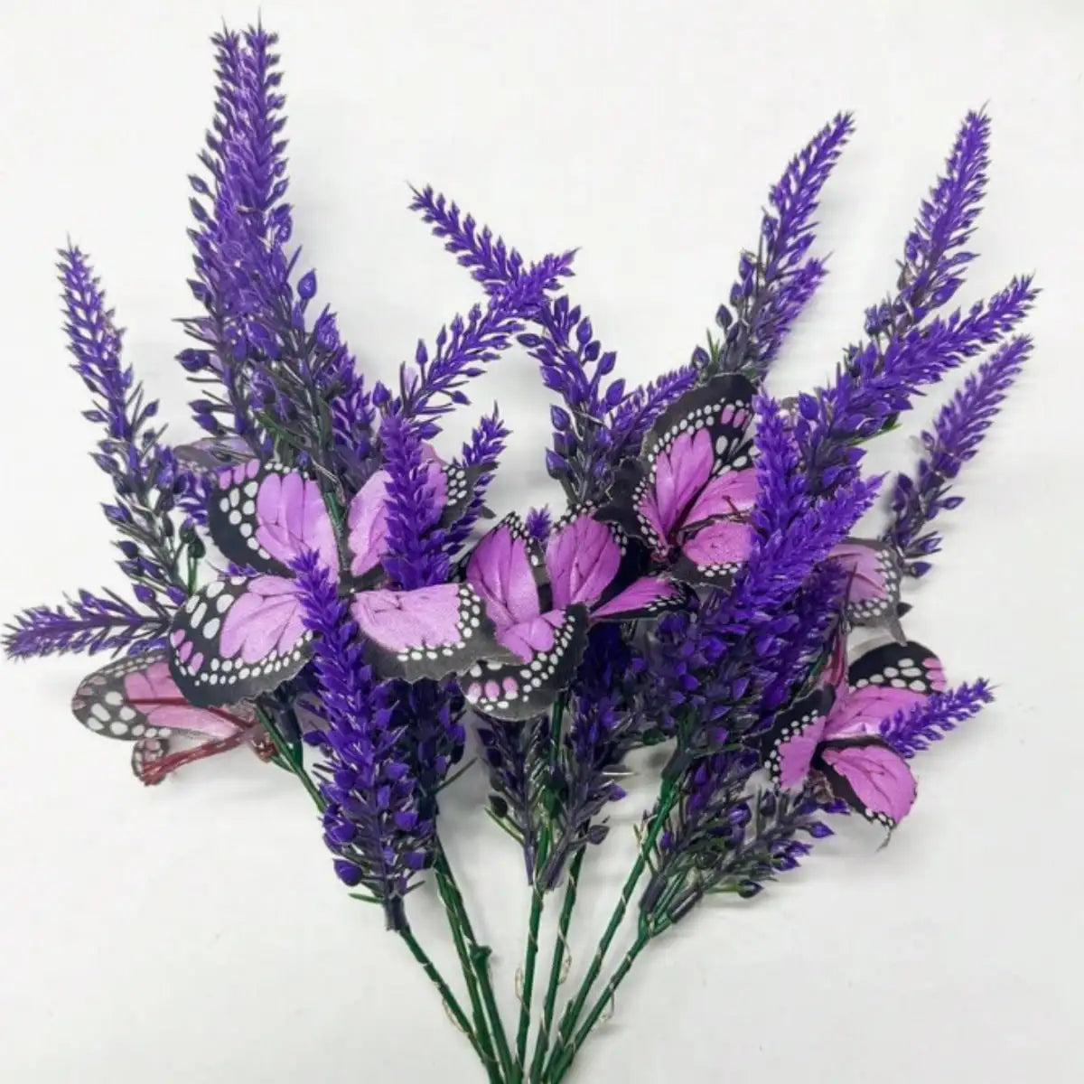 Solar-powered Butterfly Lavender Lamp Outdoor Garden Decorative Light