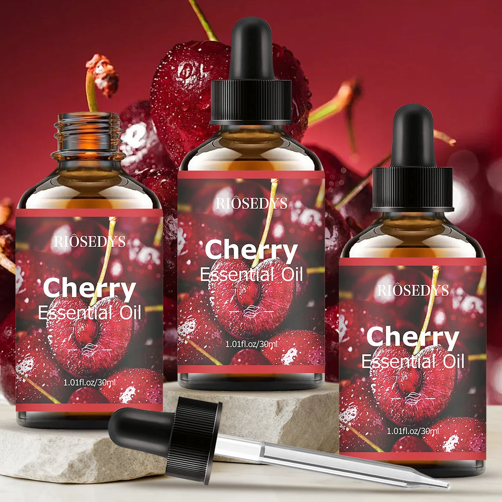 CHERRY Essential Oil Natural Fragrance Suitable Body Massage Zpaxo