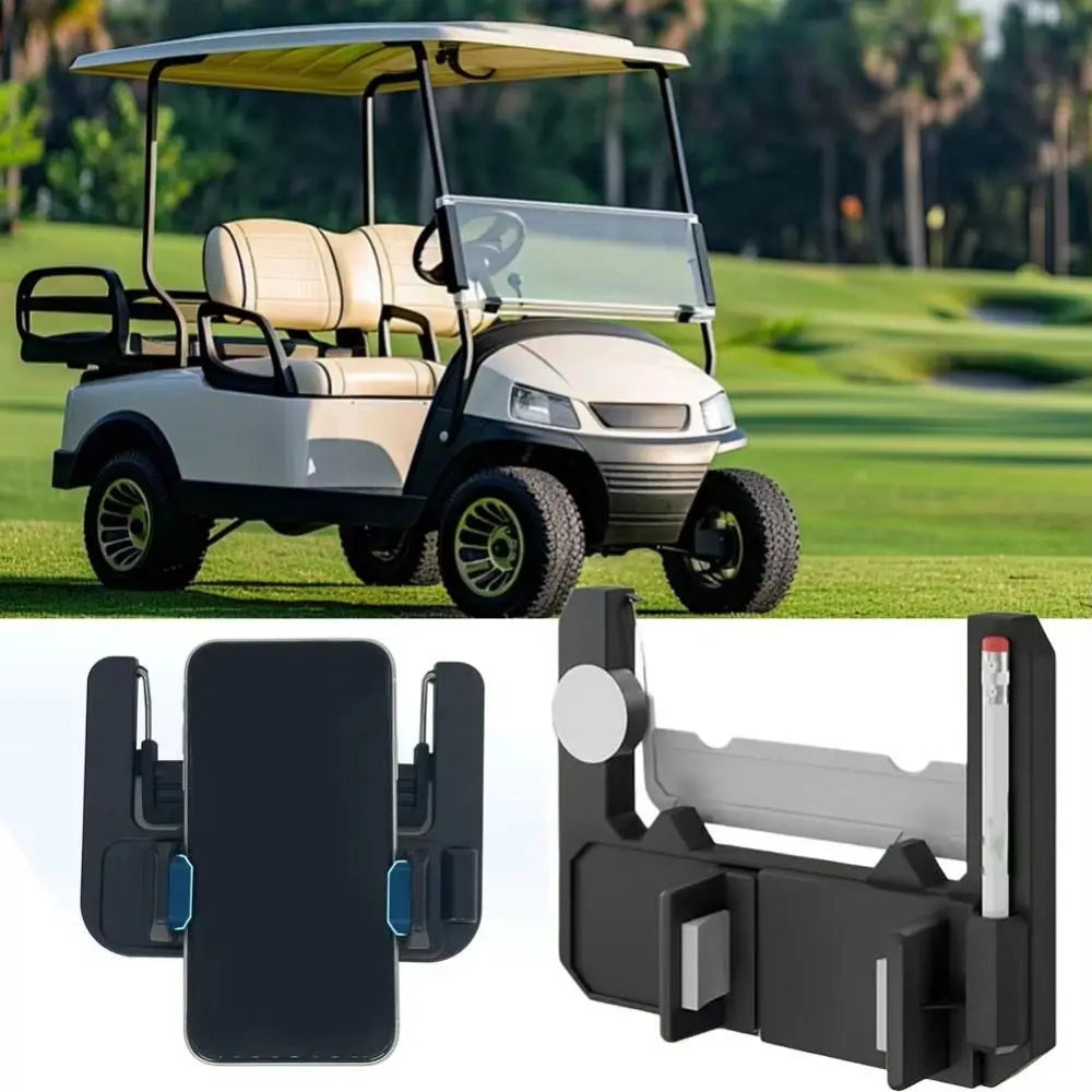 Easy Install Golf Cart Phone Holder Flip Up Design Universal Mount Zpaxo