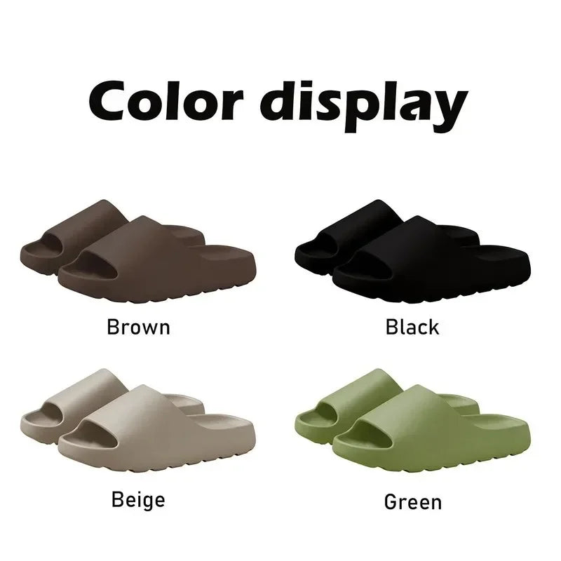 House Slippers EVA Soft Thick Soled Fashion Slides Beach Sandals Men