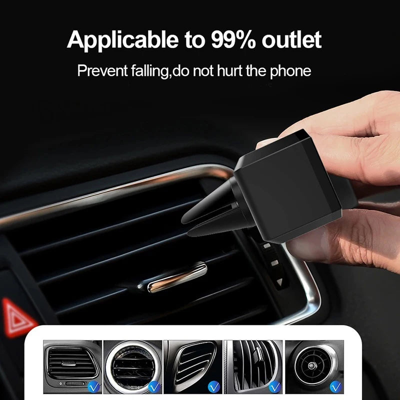 Car Vent Mount Holder Universal for Cell Phone in Car Mobile Phone Holder Stand Navigation Conditioning Outlet Mini Phone Holder Zpaxo