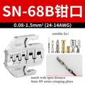 Professional Labor-Saving SN-58B Crimping Pliers Compatible with 6.3/4.8/2.8mm Spade Terminals for Precise Crimping for Dupont Zpaxo 58Bjaw