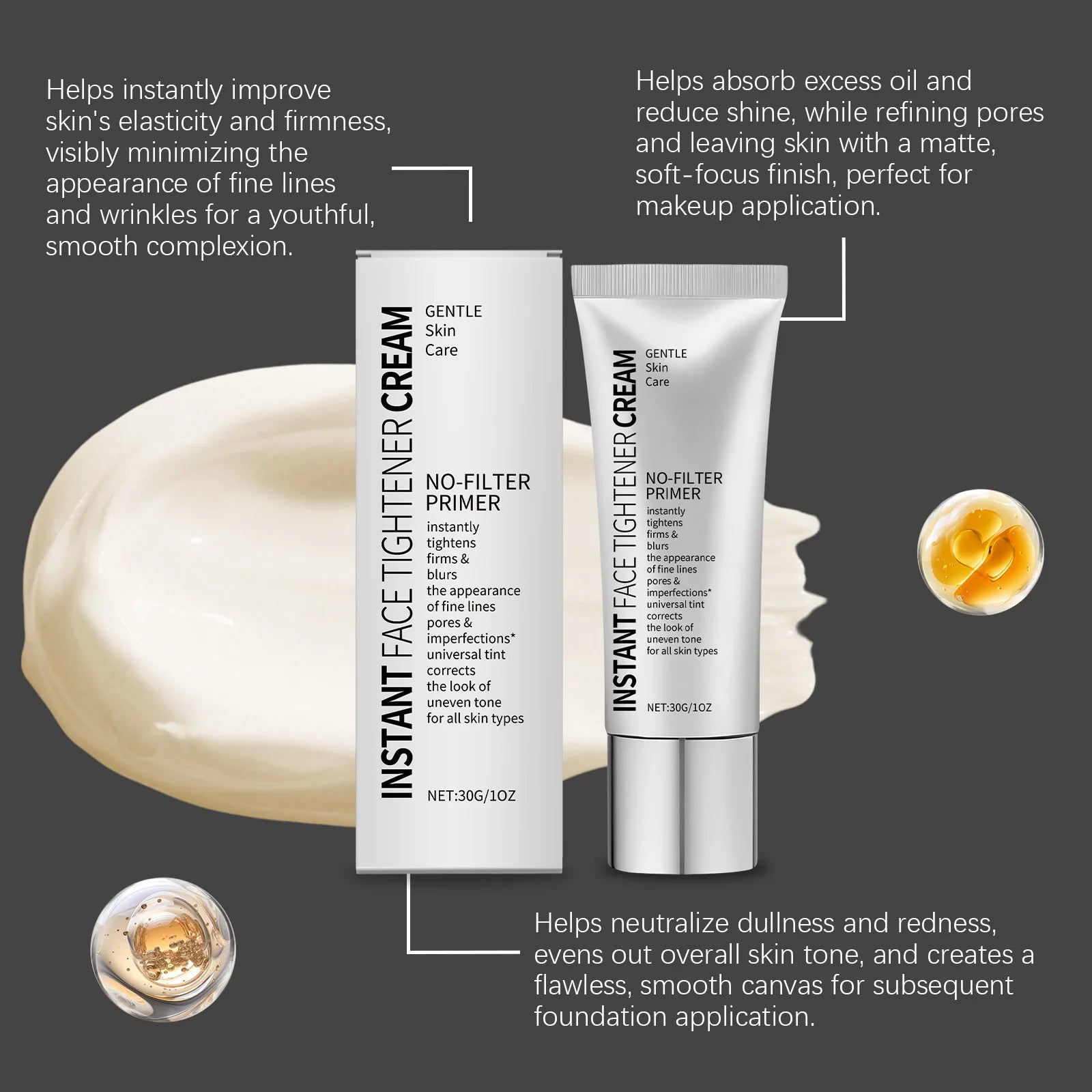 Facial Makeup Primer – Firming, Oil Control & Smooth Finish Makeup Primer Zpaxo