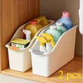 Plastic Storage Bins Curved-compartment Organizer Home Ideal Cleaning