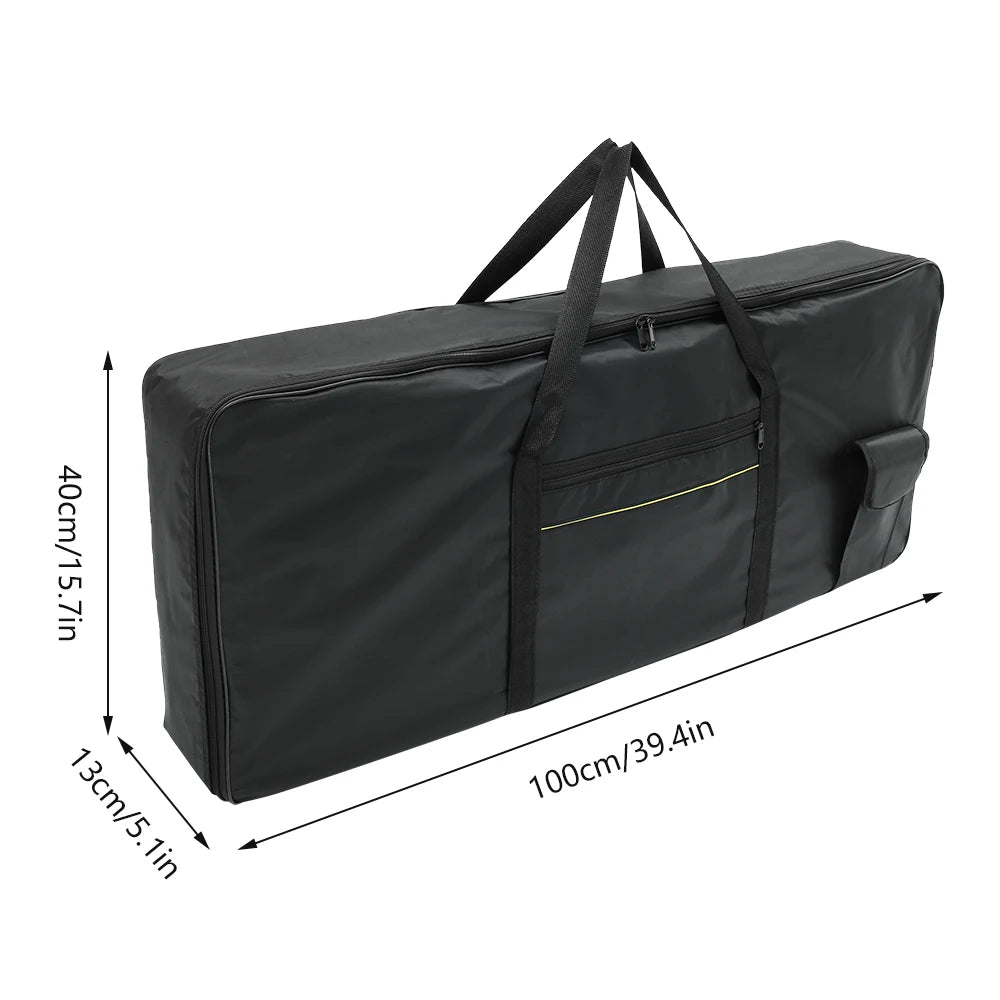 61Keys Instrument Bag Oxford Cloth Dust Cover Waterproof Thicken 100*40cm Piano Protective Storage Bag Portable Electronic Piano Zpaxo