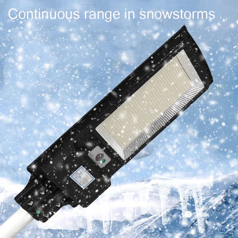Solar Powered Street Lights Radar Sensor Outdoor LED Lighting Road Zpaxo