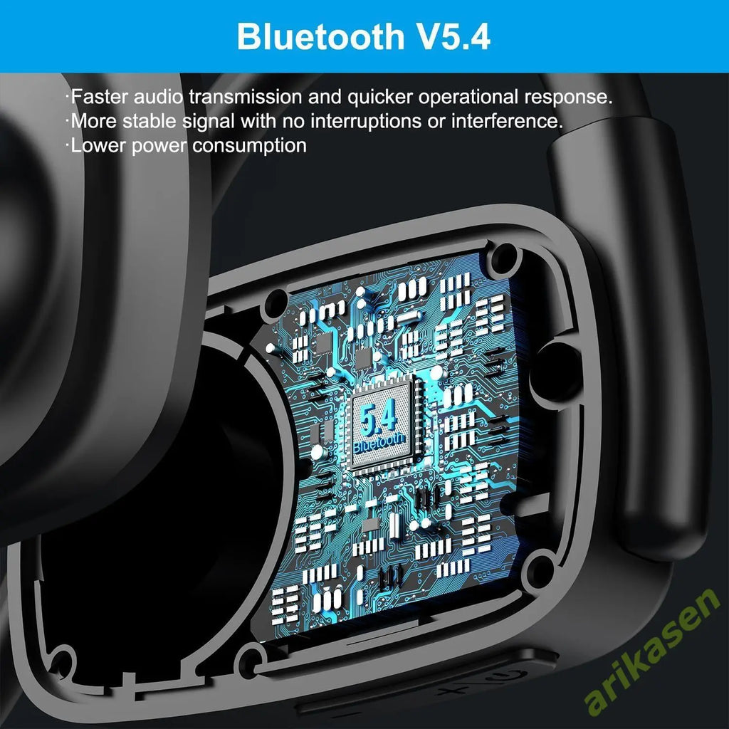 Bluetooth Headsets Microphone Boom Noise Canceling Hands Call Open