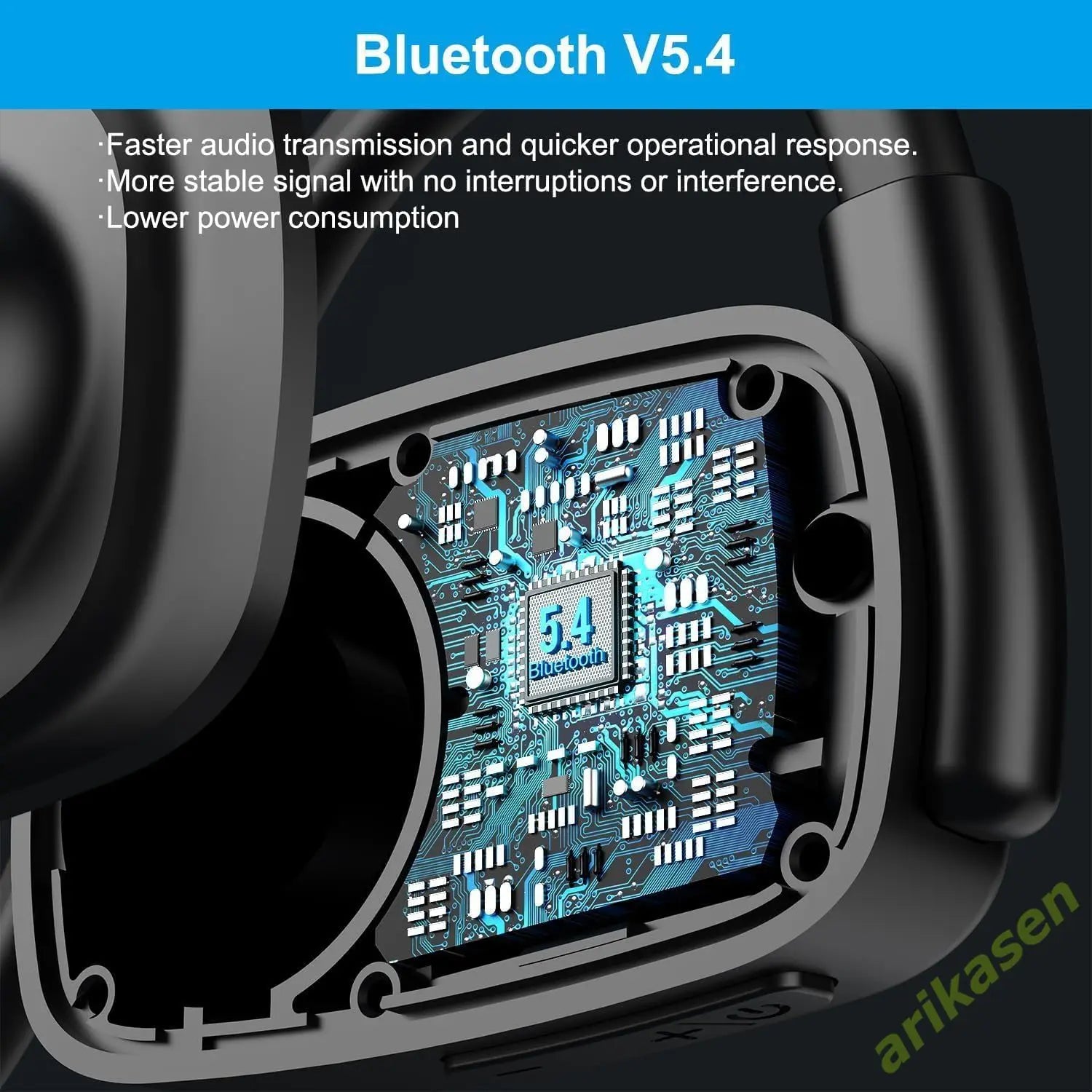 Bluetooth Headsets Microphone Boom Noise Canceling Hands Call Open