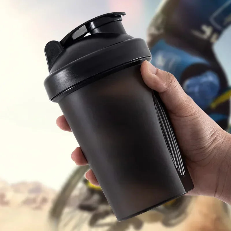 Hot 1-7PCS 400ML Blender Shaker Bottle with Scale Protein Shakes Leakproof for Powder Workout Gym Sport Mixing Cup Water Bottle Zpaxo