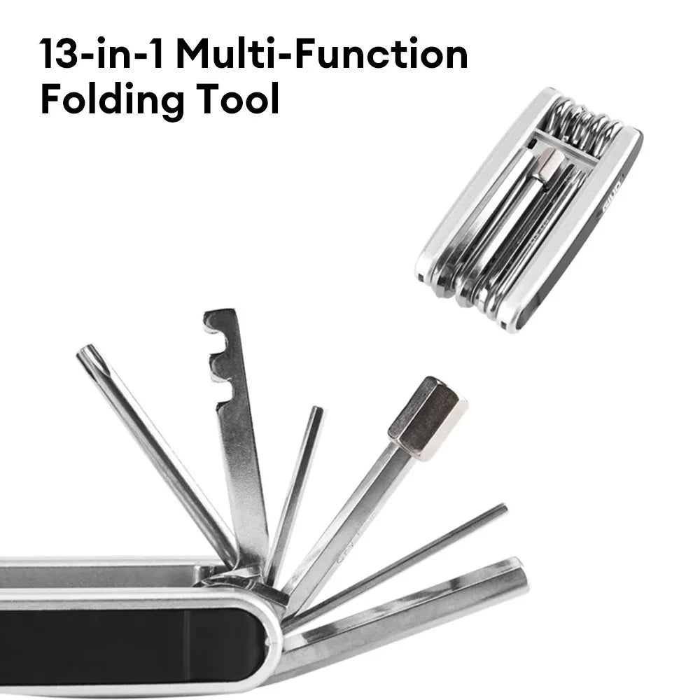 12 in 1 Bicycle Repair Tools Kit Protable MTB Bike Mini Cycling Multitool Hex Spoke Screwdrivers Tyre Lever Allen Wrench Zpaxo