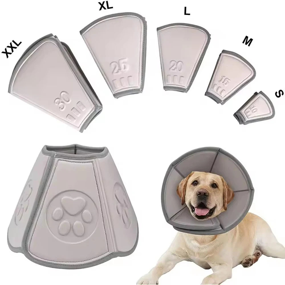 Wound Healing Puppy Dog Cone Collar Protective Pet Recovery Anti-bite Zpaxo