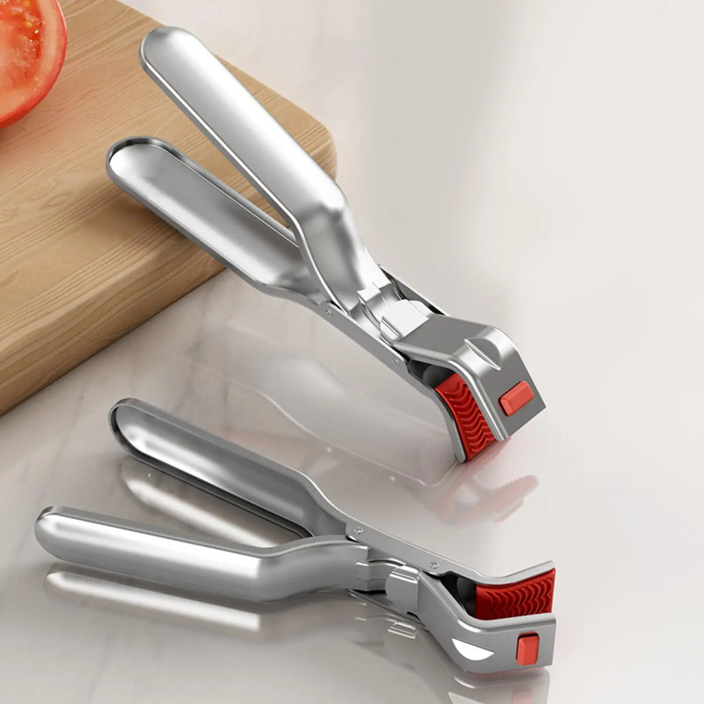 Hot Dish Plate Clip Anti-Scald Bowl Clip Gripper Ergonomic Handle Bowls Clamp Holder for Frying Pans Air Fryers Steamers Ovens Zpaxo