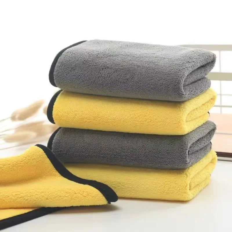 Microfiber Car Wash Towels – Absorbent Detailing Cloths Multipack