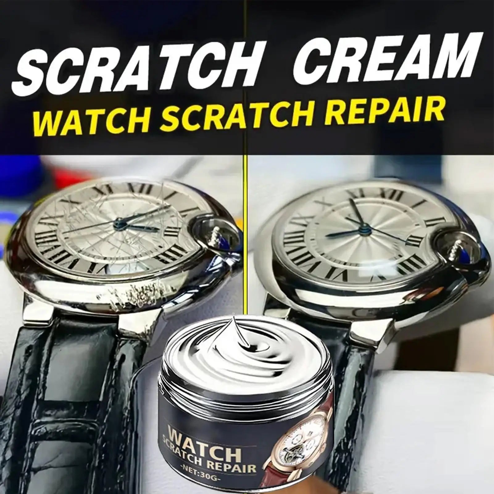 Watch Scratch Repair Polishing Portable Wax Compound Remover Cleaning