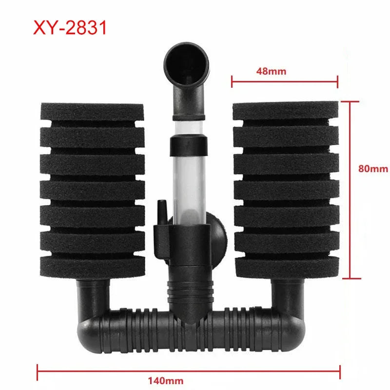 Aquarium Filter Fish Tank Air Pump Skimmer Biochemical Sponge Bio