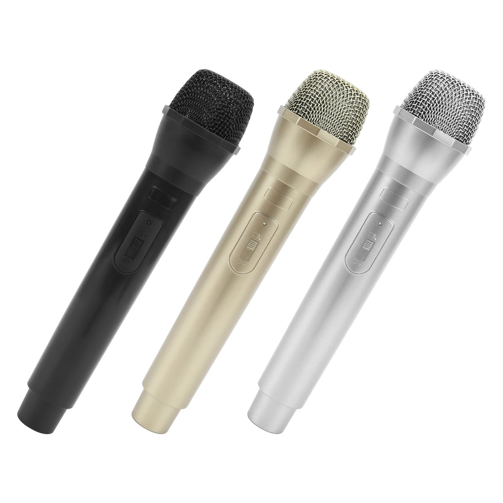 Plastic Prop Mic Microphone Realistic Karaoke Dance Shows Practice