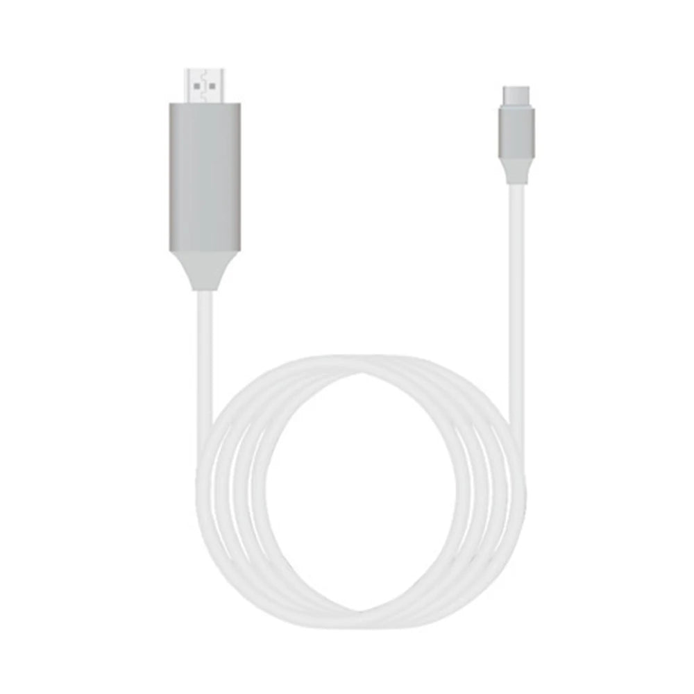 Type C USB-C to HDMI-Compatible 4K USB 3.1 HDTV Cable Adapter for MacBook 2018 Samsung Galaxy S9 Huawei Mate 10 Pro P20 Zpaxo