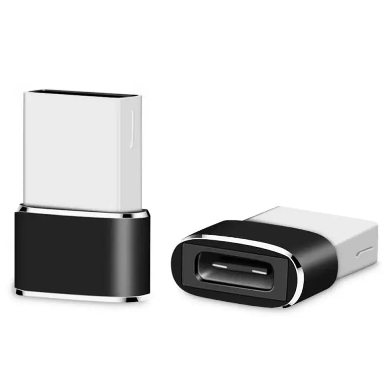 1- USB C OTG Adapter USB-A Male Type-c Female Converter Connector Zpaxo 1PCS Black