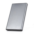 2.5 Inch External HDD Case External Hard Drive HDD Enclosure Sata To Usb 3.0 Hard Drive Cases With USB3.0 Cable Zpaxo Dark Grey