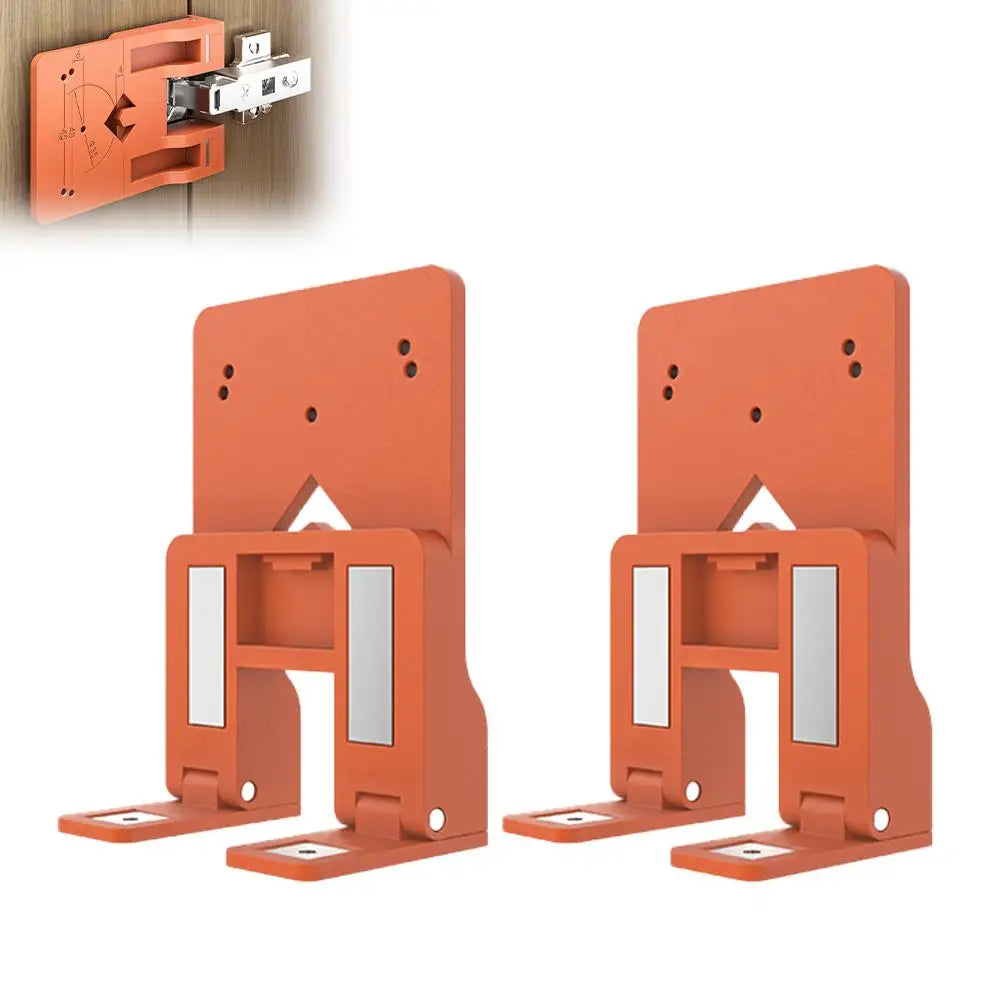 Magnetic Cabinet Hinge Jig – 35mm Door Fixing Plate Tool Woodworking Hinge Jig Zpaxo 2pcs