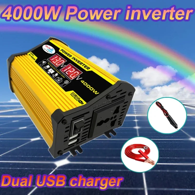 6000W 4000W Heavy-duty Power Inverter Professional 12V DC 110V 220V Zpaxo
