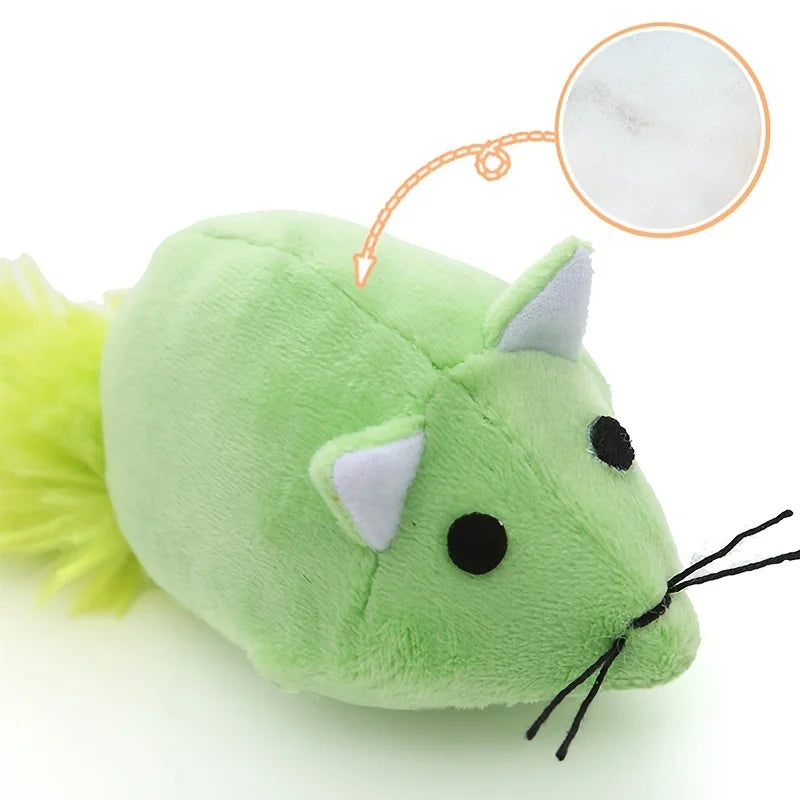 Long Tail Mouse Cat Teaster Toys Funny Pet Trainning Playing